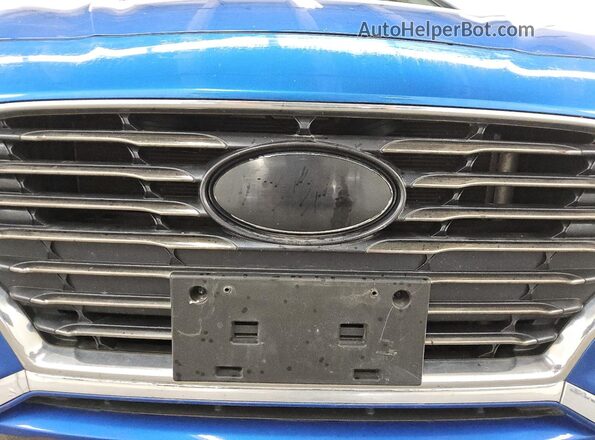 5NPE24AF4JH675767 2018 HYUNDAI SONATA Синий Панорамный вид салона 360°