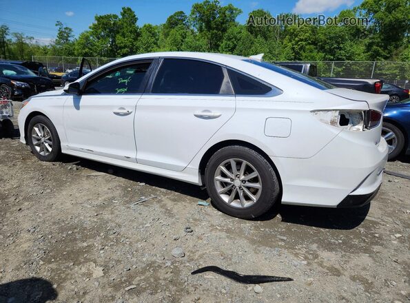 5NPE24AF4JH694030 2018 HYUNDAI SONATA White უკანა მარცხენა