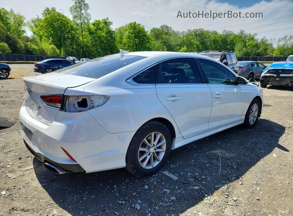 5NPE24AF4JH694030 2018 HYUNDAI SONATA White უკანა მარჯვენა