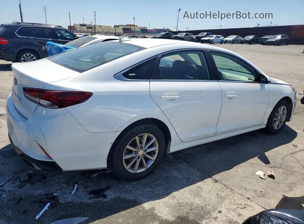 5NPE24AF4KH730090 2019 HYUNDAI SONATA Белый Задняя правая четверть