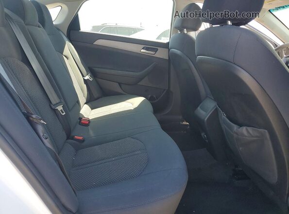 5NPE24AF4KH730090 2019 HYUNDAI SONATA Белый Вид задних сидений