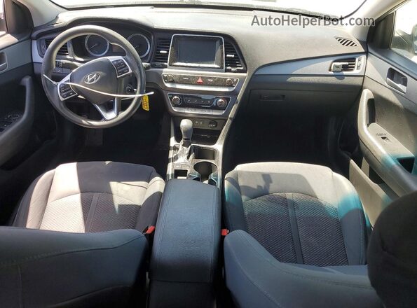 5NPE24AF4KH730090 2019 HYUNDAI SONATA Белый Вид панели приборов