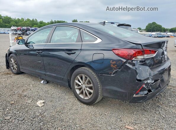 5NPE24AF4KH737038 2019 HYUNDAI SONATA Black Trasero izquierdo