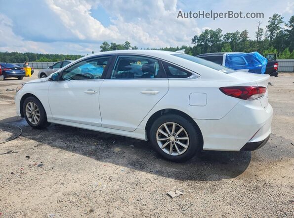 5NPE24AF4KH746306 2019 HYUNDAI SONATA White Задня ліва чверть