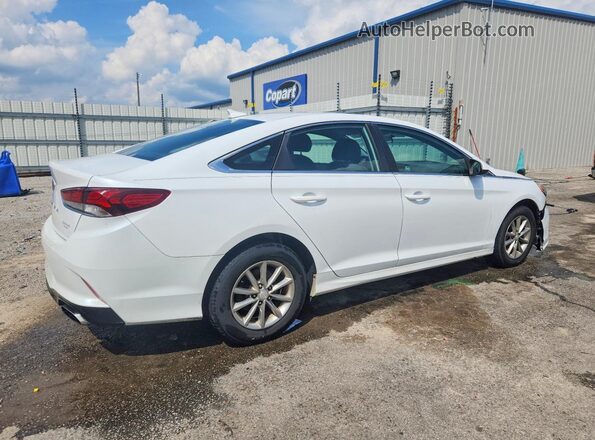 5NPE24AF4KH746306 2019 HYUNDAI SONATA White Задня права чверть