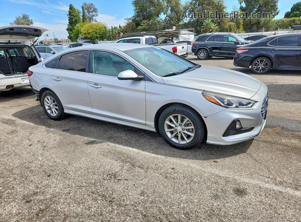 5NPE24AF4KH767463 2019 HYUNDAI SONATA Silver Передня права чверть