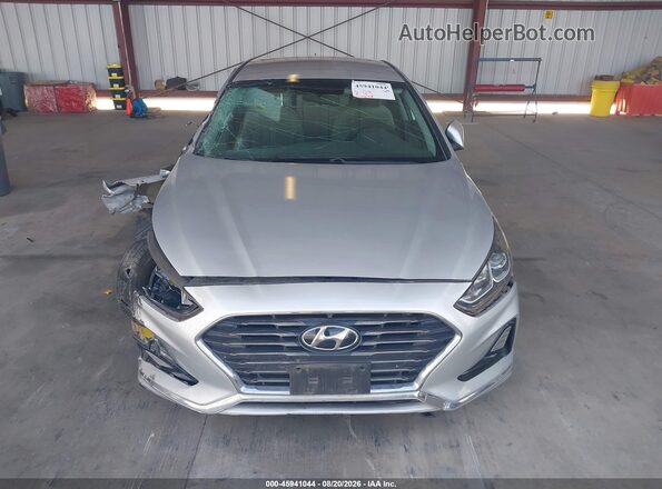 5NPE24AF4KH800834 2019 HYUNDAI SONATA Silver ხელსაწყოთა პანელის ხედი