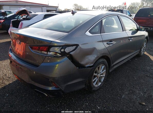 5NPE24AF4KH814877 2019 HYUNDAI SONATA Gray Tył prawy