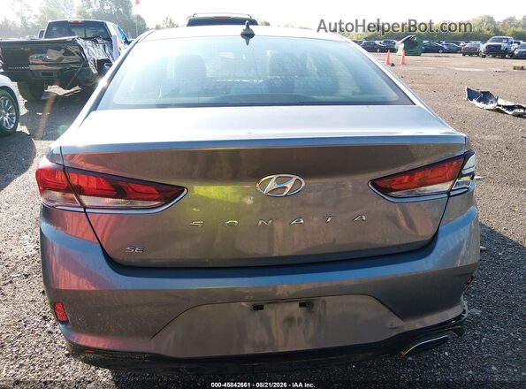 5NPE24AF4KH814877 2019 HYUNDAI SONATA Gray 