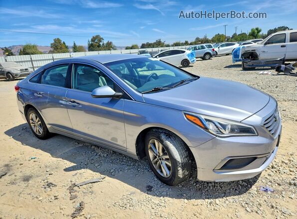 5NPE24AF5GH269358 2016 HYUNDAI SONATA Silver Передня права чверть