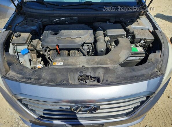 5NPE24AF5GH269358 2016 HYUNDAI SONATA Silver Вид задньої частини салону