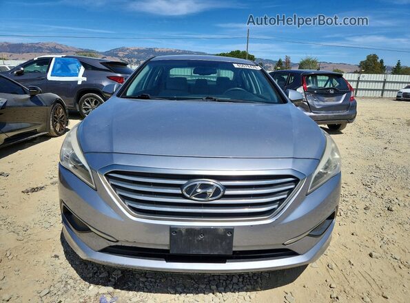 5NPE24AF5GH269358 2016 HYUNDAI SONATA Silver Вид спереду