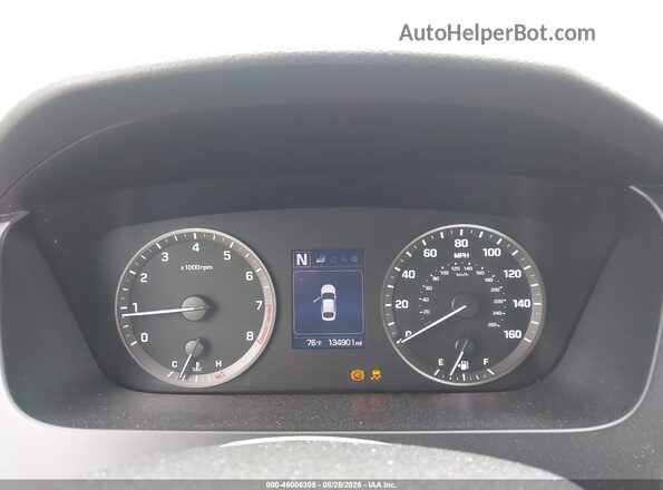 5NPE24AF5GH272700 2016 HYUNDAI SONATA Black Հետևի նստատեղերի տեսք