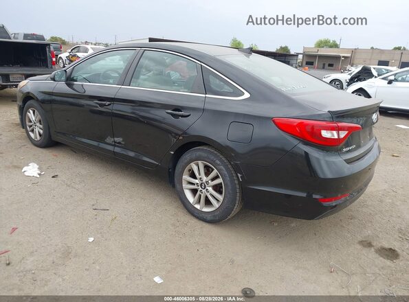 5NPE24AF5GH272700 2016 HYUNDAI SONATA Black Հետևի ձախ