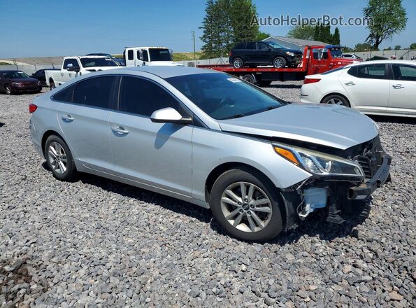 5NPE24AF5GH297337 2016 HYUNDAI SONATA Silver Передня права чверть