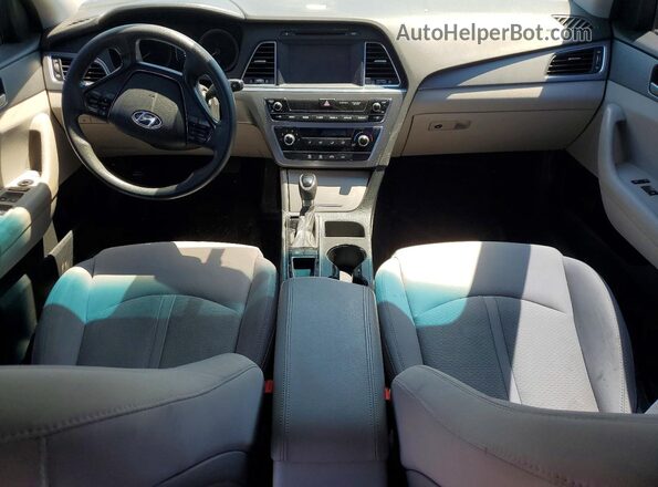5NPE24AF5GH297337 2016 HYUNDAI SONATA Silver Вид панелі приладів