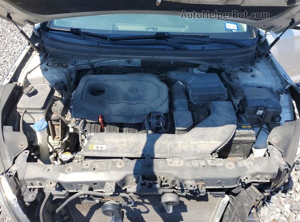 5NPE24AF5GH297337 2016 HYUNDAI SONATA Silver Вид задньої частини салону