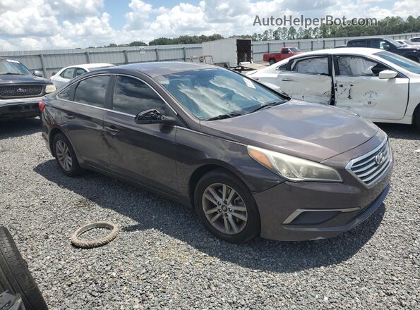5NPE24AF5GH336217 2016 HYUNDAI SONATA Brown Przód prawy