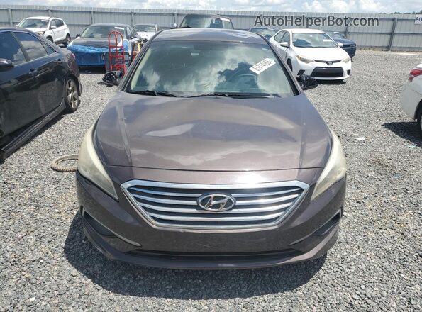 5NPE24AF5GH336217 2016 HYUNDAI SONATA Brown Widok z przodu