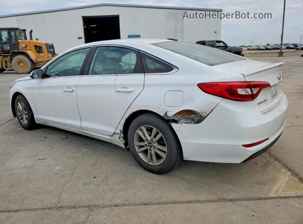 5NPE24AF5GH344849 2016 HYUNDAI SONATA White უკანა მარცხენა