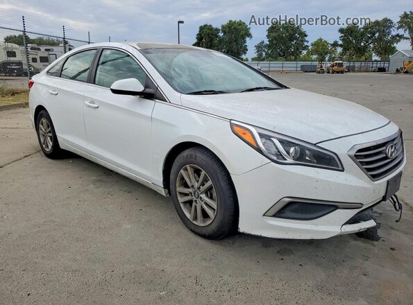 5NPE24AF5GH344849 2016 HYUNDAI SONATA White წინა მარჯვენა