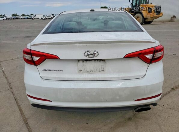 5NPE24AF5GH344849 2016 HYUNDAI SONATA White უკანა ხედი