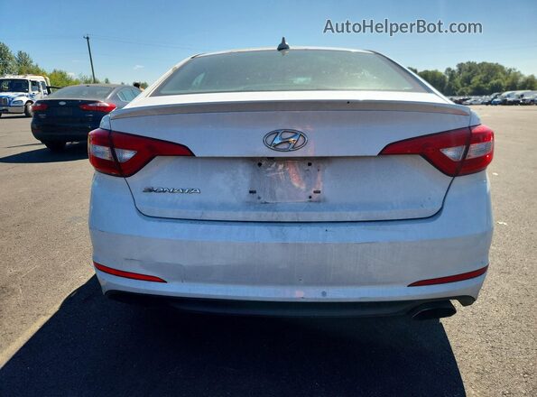 5NPE24AF5GH356791 2016 HYUNDAI SONATA White უკანა ხედი