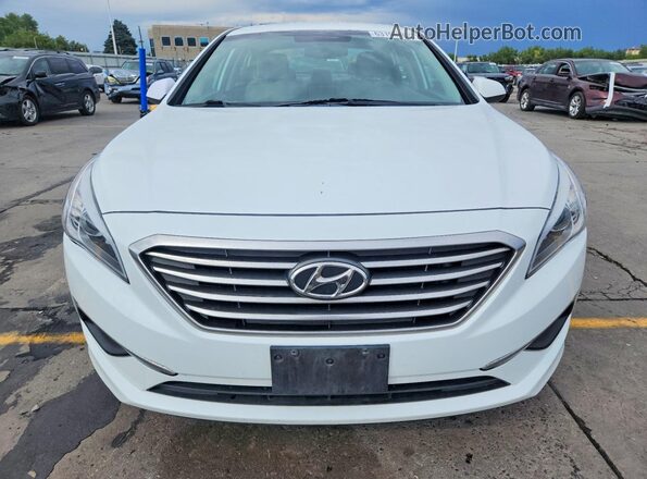 5NPE24AF5GH368066 2016 HYUNDAI SONATA White Вид спереду