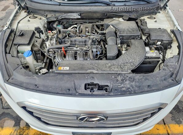 5NPE24AF5GH368066 2016 HYUNDAI SONATA White Вид задньої частини салону