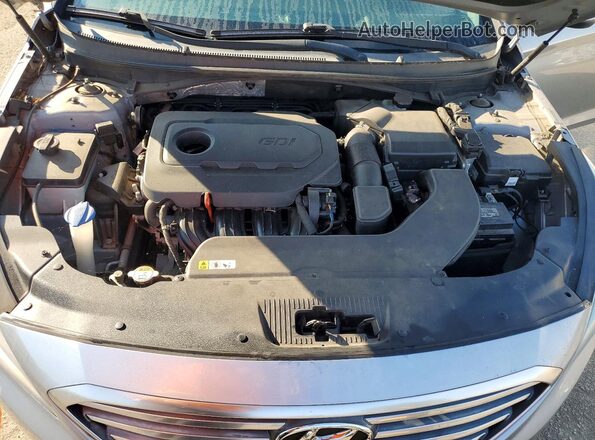 5NPE24AF5GH372473 2016 HYUNDAI SONATA Silver Вид задньої частини салону