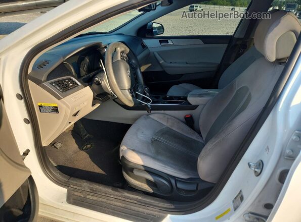 5NPE24AF5GH377219 2016 HYUNDAI SONATA White Widok naklejki z numerem VIN