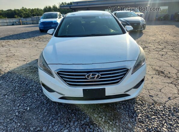 5NPE24AF5GH377219 2016 HYUNDAI SONATA White Widok deski rozdzielczej
