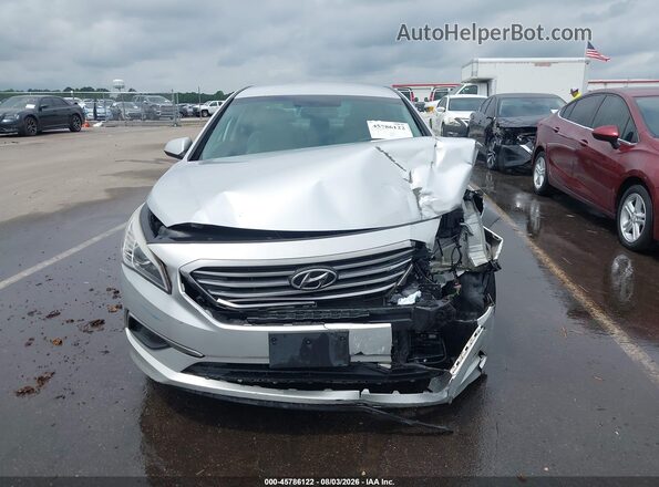 5NPE24AF5GH387734 2016 HYUNDAI SONATA Silver Widok zestawu wskaźników