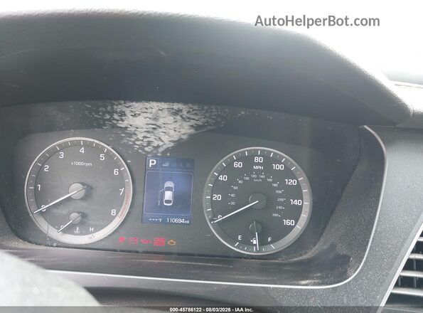 5NPE24AF5GH387734 2016 HYUNDAI SONATA Silver Widok tylnych siedzeń