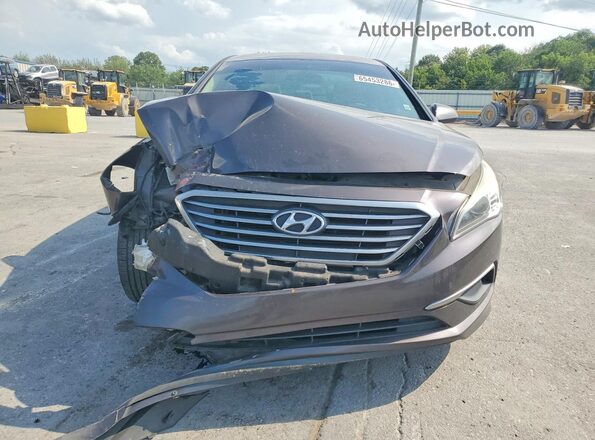 5NPE24AF5HH463356 2017 HYUNDAI SONATA Gray Widok z przodu