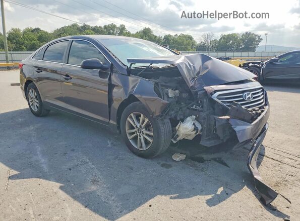 5NPE24AF5HH463356 2017 HYUNDAI SONATA Gray Przód prawy