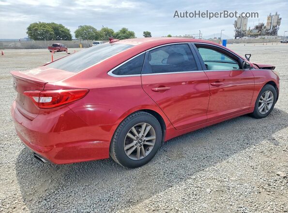 5NPE24AF5HH469044 2017 HYUNDAI SONATA Red Հետևի աջ