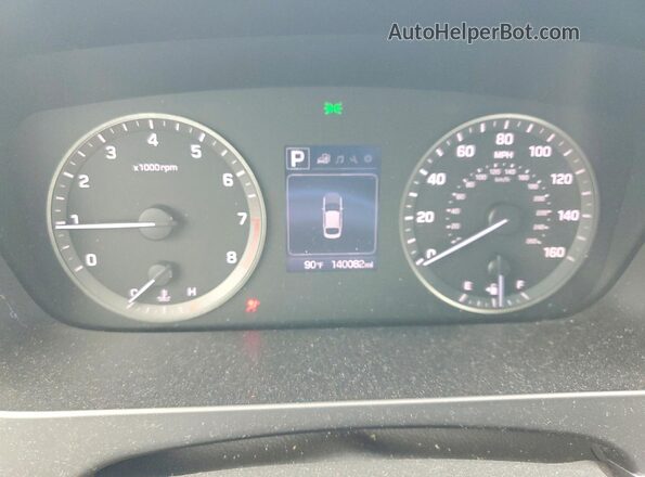 5NPE24AF5HH469044 2017 HYUNDAI SONATA Red Սարքավորումների վահանակի տեսք