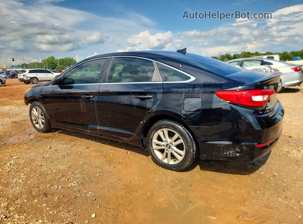 5NPE24AF5HH476950 2017 HYUNDAI SONATA Black Rear left
