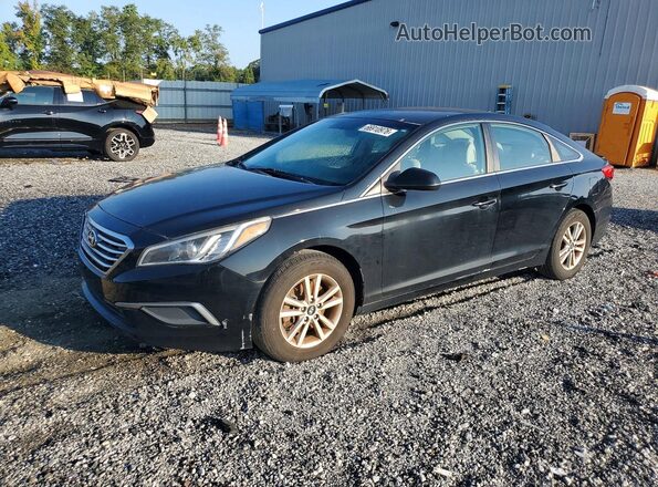 5NPE24AF5HH490024 2017 HYUNDAI SONATA Черный Задняя правая четверть