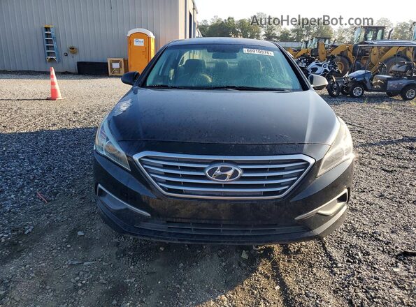 5NPE24AF5HH490024 2017 HYUNDAI SONATA Черный Вид щитка приборов