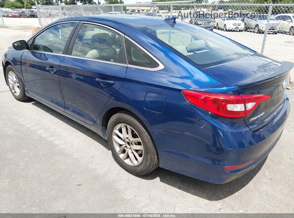 5NPE24AF5HH491321 2017 HYUNDAI SONATA Blue Tył lewy