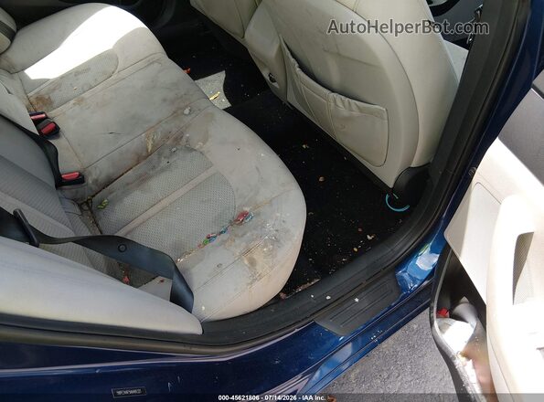 5NPE24AF5HH491321 2017 HYUNDAI SONATA Blue Widok naklejki z numerem VIN