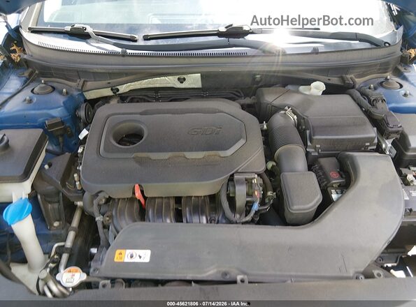 5NPE24AF5HH491321 2017 HYUNDAI SONATA Blue Widok z tyłu