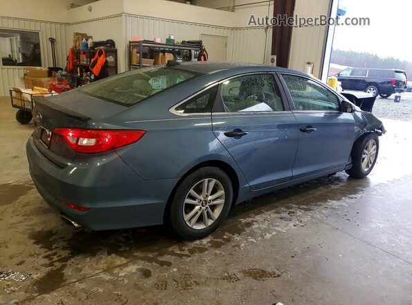 5NPE24AF5HH496051 2017 HYUNDAI SONATA Blue Trasero derecho