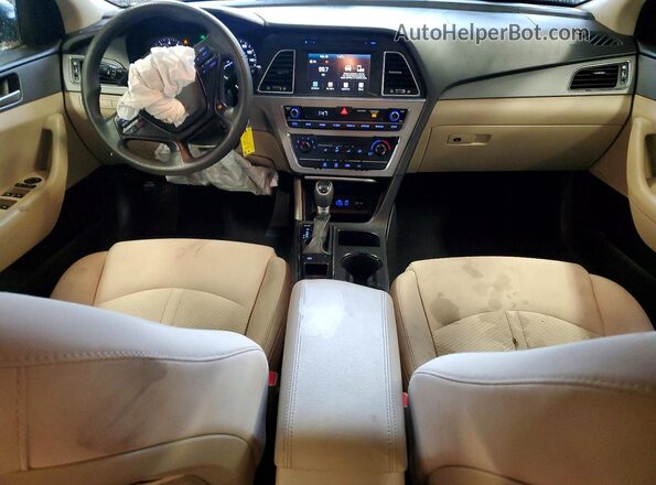 5NPE24AF5HH496051 2017 HYUNDAI SONATA Blue Vista del salpicadero