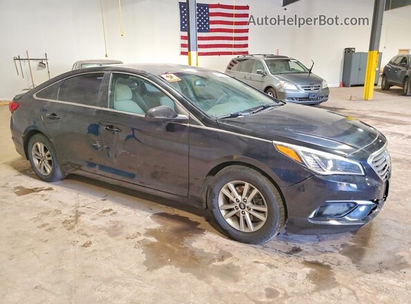 5NPE24AF5HH524415 2017 HYUNDAI SONATA Black Առջևի աջ