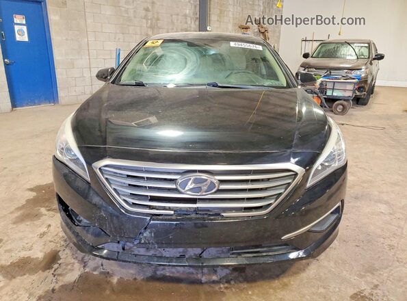 5NPE24AF5HH524415 2017 HYUNDAI SONATA Black Դիմացի տեսք