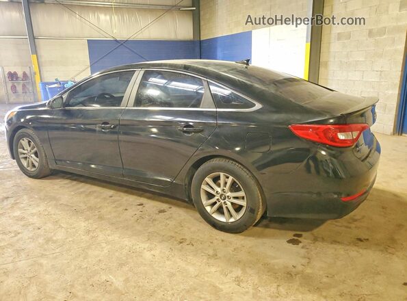 5NPE24AF5HH524415 2017 HYUNDAI SONATA Black Հետևի ձախ