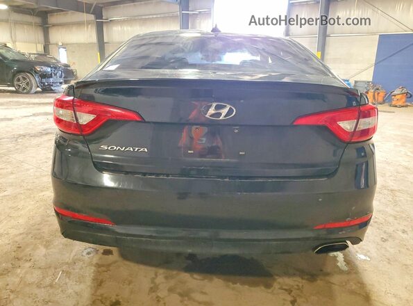 5NPE24AF5HH524415 2017 HYUNDAI SONATA Black Հետևի տեսք